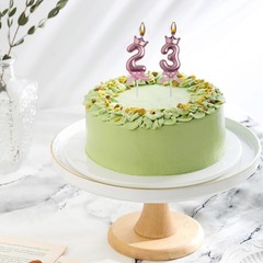 23rd 32nd Birthday Candles, Rose Gold 32 23 Year Old Cake 32,