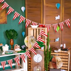 328ft 200 Pcs Carnival Circus Party Decorations Supplies, Red and White Strip…