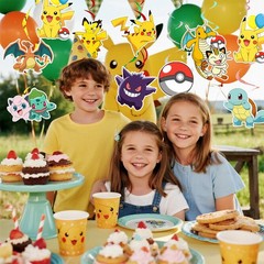 Pokemon Party Decoration Birthday Supplies Pokemon Hanging Swirls Spiral Set