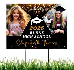 Personalized Class of 2025 Graduation Yard Sign, Graduation Outdoor Yard Sign