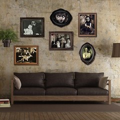 Halloween Party Decorations 12 Pieces Disposable Haunted Pictures Gothic Manor