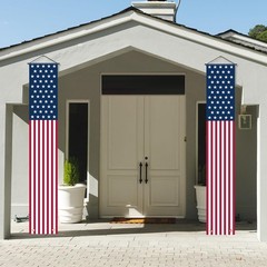 Celebrate with a Stylish American Flag Banner – 70″x13″ for Indoor/Outdoor Use