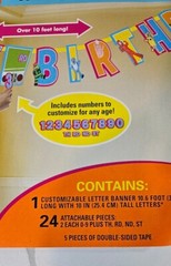 Yo Gabba Gabba Happy Birthday Banner 10ft Paper 2011 New- Free Shipping Rare HTF