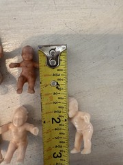 1.25 Inch Miniature Plastic Babies Bulk 7 Pieces
