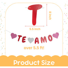 Wholesale Lot 100 Valentine Wedding Te Amo Banner Decoration Spanish I Love You