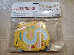 Sunshine And Rainbows Party Birthday Lot Banner Kit , 9 Paper Lanterns.