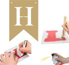 Customizable Beige Swallowtail Flags – 24 DIY Banners for Every Celebration