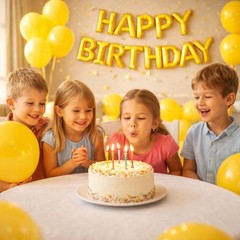 Yellow Balloons 100 Pack, Latex Party Balloons, 12 Inch Round Helium Yellow B…