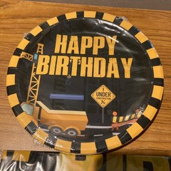 30+Pcs Construction Birthday Party Supplies Construction Theme Dump Truck Party