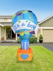 «It’s a Boy» New Baby Balloon Inflatable Baby Shower Decoration Reveal 10 ft