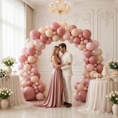 Dusty Pink Balloons, 50 Pcs Light Pink Balloon, Blush Balloons, 12 Inch Apric…
