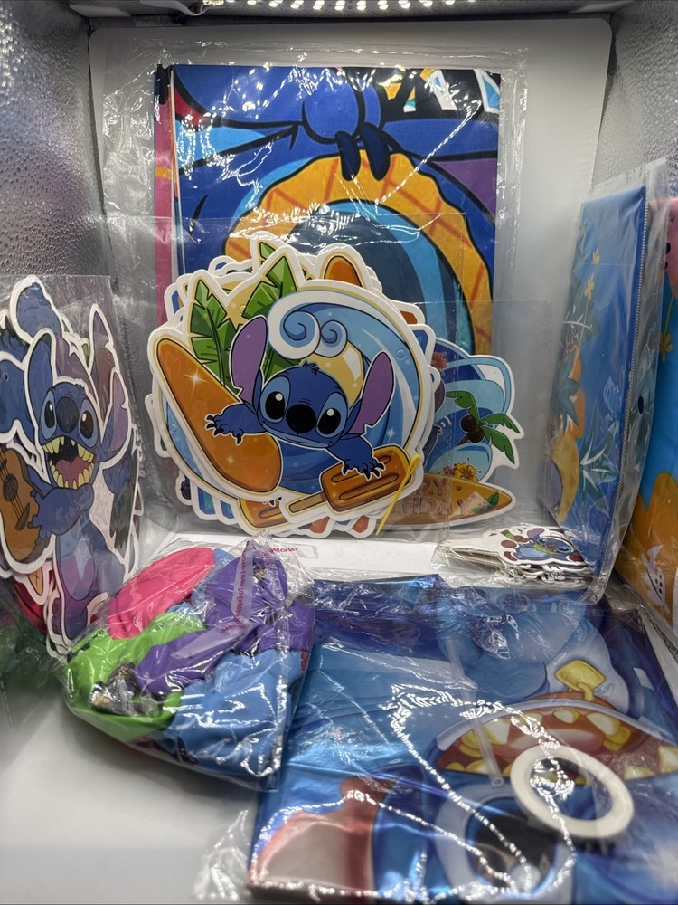 Disney Stitch Birthday Decorations Set Of 8