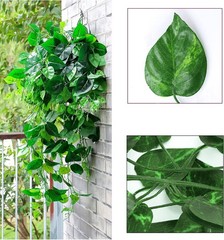 360 Feet 48 Pack Fake Greenery Hanging Garland, Ivy Leaf Plants, Vine Leaves,