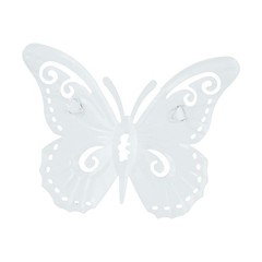 Intricate Iron Butterfly Wall Art Pieces Decorations for Home or Garden Areas