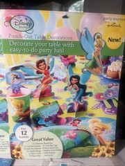Disney Fairies Punch-Out Table Decorations Party Express From Hallmark Lot of 2