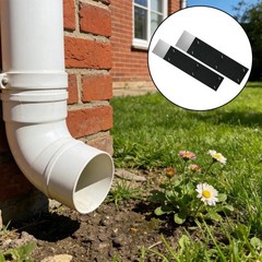 Rainwater Noise Reducer for Gutters with Rust Resistant Metal Construction