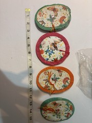Paper Lanterns Butterflies Butterfly Spring Flower Theme lot 4 Vintage Fragile