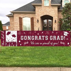 Graduation Decorations Maroon White 2026/Maroon Graduation Party Decorations/…