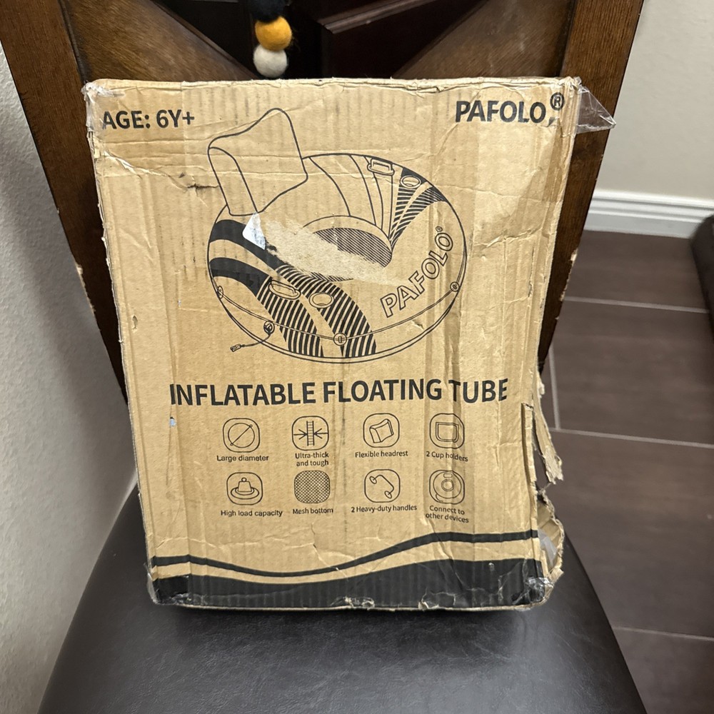 Pool Float Adult, 53″ Inflatable Float Tube, River Tubes for Floating Heavy D…