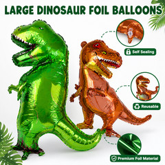 Dinosaur Birthday Party Decorations Kit Balloon Garland Banner Backdrop Kids