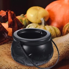Halloween Cauldron Cast Black Cauldron Kettle Candy Bowl Iron Witches Wizard