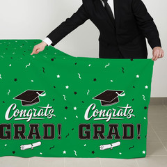 Graduation Party Decorations, Gongrats Grad Tablecover for Graduation Party Supp