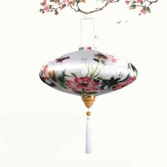Retro Chinese Lantern Waterproof Outdoor Cloth Lantern Party Festival Decor