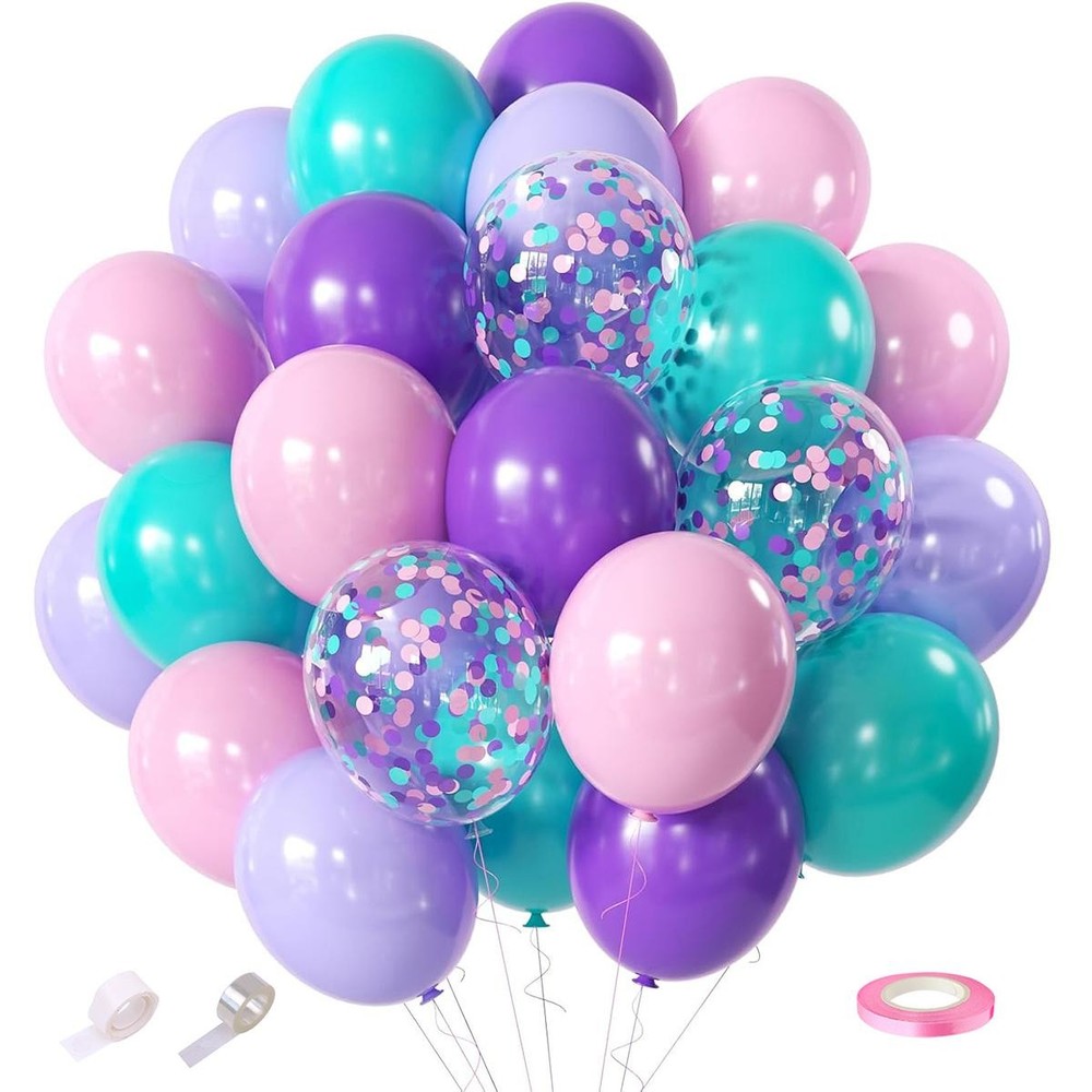 Balloons Retro Sage Metallic Gold Confetti Balloons Birthday Party Decorations
