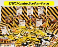 232PCS Construction Party Supplies & Decorations, Goodie Bag Stuffers & Favors