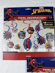 3 Spider-Man™ Webbed Wonder Swirl Value Pack Set of 12 Ultimate Party Decor…