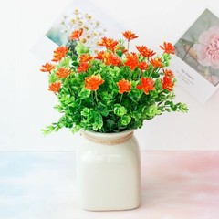 US 4/10pcs Faux Plastic Greenery Shrubs Plants for Home Garden Decor Party/Shop