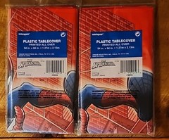 Marvel SPIDER-MAN Plastic Tablecovers (2 Packs)54 X 84 in Birthday Party Decor