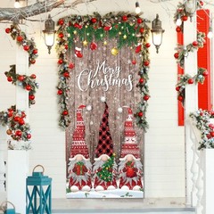 Christmas Door Cover Decorations Merry Christmas Front Door Cover