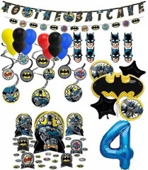 Batman Birthday Party Decorations Jumbo DoubleBanner Balloons 1 to 9 HeroesUnite