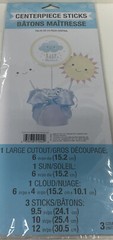 Sunshine baby shower centerpiece sticks