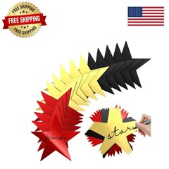 Customizable 6-Inch Star Cutouts – 80 Pieces for Classroom & Party Decor