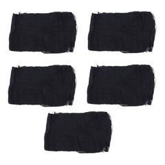 5Pcs Black Reusable Gauze Fabric Halloween Props for Haunted House Layout