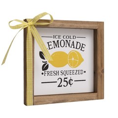 Lemonade Stand Decorations, Wooden Lemonade Sign, Indoor Summer Lemon Themed …
