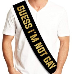 Sterling James Co. Groom Sash – Funny Bachelor Party for Him – Black