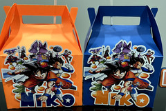 DRAGON BALL Z PERSONALIZED PARTY DECORATION, FAVOR BOXES, TABLE CENTERPIECE, ETC