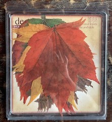 Parchment Deco Fall Leaves-Nature Party Decorations-Lot of 3-Made in the USA