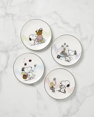 Lenox Dinnerware Set, Peanuts Easter Snoopy 4-Piece 4 Count, Multicolor