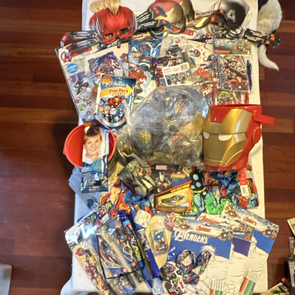 Marvel Avengers Kids Birthday Party Supplies – Superheroes Theme, Multicolor