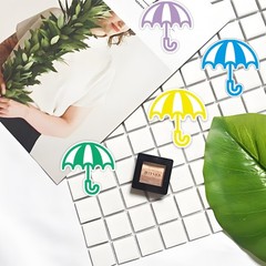 90 Pcs Umbrella Cutouts 4 Inches Classroom Summer Bulletin Board Colorful Umb…