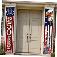 4th of July Decorations Outdoor – 250th Anniversary Patriotic Red white blue