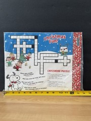 Peanuts Snoopy Vintage Christmas Holiday Party Express 8 Placemats Kids NOS