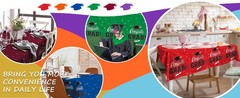 Graduation Decorations 2026, Gongrats Grad Tablecover for Graduation Party