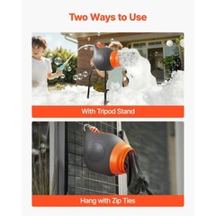 Portable Foam Machine with Tripod Stand for Outdoor Parties and Events