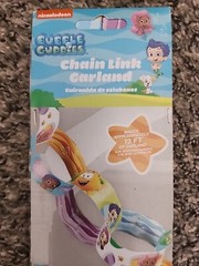 Bubble Guppies TV Birthday Party Decoration Chain Link Garland Decoration 13ft!