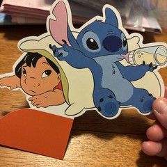 LILO and Stitch 5 pcs Honeycomb Table Decorations Party Supplies